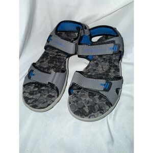Eddie Bauer Boys' River Sandals Size 4M Multicolor Adj Straps hiking beach water